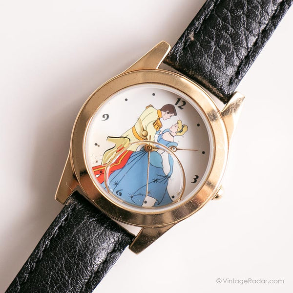 Vintage Aschenputtel und Prinz charmant Uhr | SELTEN Disney Sammlerstück