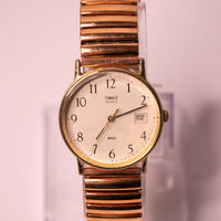 Vintage 90s Timex Quarzdatum Uhr | 1990er am besten Timex USA Uhren