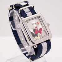 Minnie Mouse Silver-tone Watch Vintage | Square Dial Disney Watch