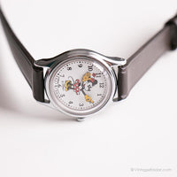 Tono plateado vintage Minnie Mouse reloj | Elegante Lorus Señoras reloj