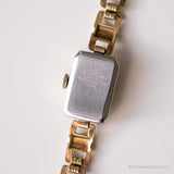 ساعة ميكانيكية صغيرة صغيرة للسيدات | ساعة نادرة نغمة الخمسينيات من القرن الماضي