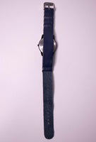 35 mm noir Timex Date indiglo montre pour les hommes et les femmes vintage