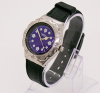 Millésime des années 90 swatch Ironie de la plongée Profondita yds106 montre avec cadran bleu