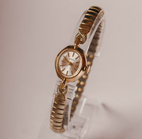 Vintage Gold-Tone Ladies Acqua montre | Robe élégante montre pour femme