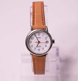 Bianco semplice Timex Data indiglo orologio | WOMENS CLASSIC Timex Guadare