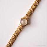 Vintage Gevex mechanisch Uhr für Damen | Elegantes Gold-Ton Uhr