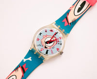 1991 Vintage swatch Gulp GK139 reloj | Diseñador swatch Caballero reloj