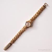 Orologio meccanico Gevex vintage per donne | Elegante orologio da tono d'oro