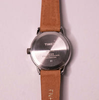 أبيض بسيط Timex Watch Indiglo Watch | المرأة الكلاسيكية Timex راقب