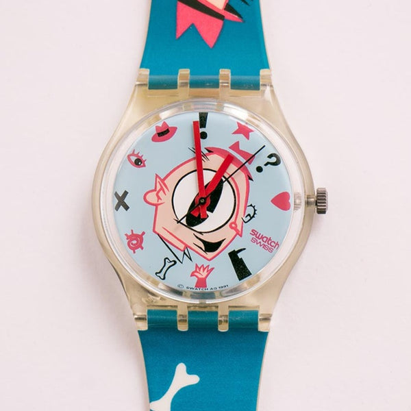 1991 Vintage Swatch GULP GK139 Watch | Designer Swatch Gent Watch