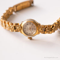 Gevex mécanique vintage montre Pour les dames | Tone d'or élégant montre