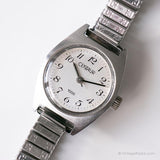 Vintage Centaur Mechanical Watch | Silver-tone Watch for Her