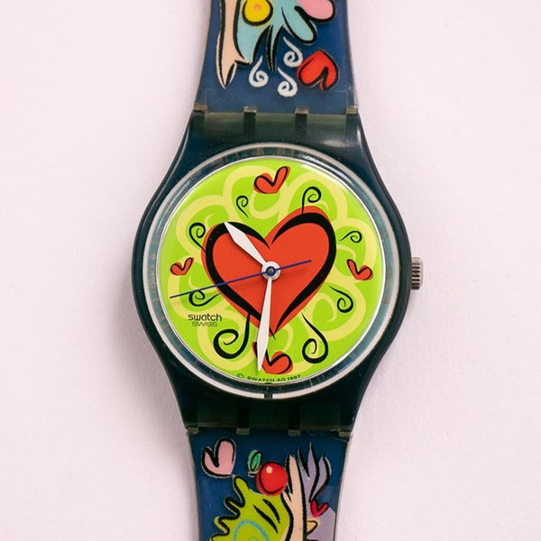 1997 LOVE BITE GN176 Swatch Watch Valentines Gift Swatch Watch