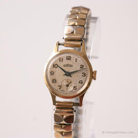 Vintage Roamer Mechanical Watch | Tiny Gold-tone Watch for Ladies