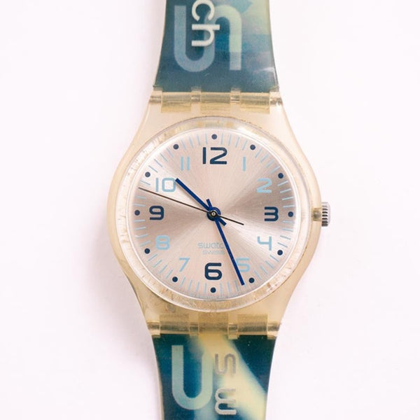 2004 marchio GE162 Swatch Guarda | Minimalista Swatch Guadare
