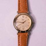 Vintage Gold-Ton Timex Uhr für Frauen | Kleine elegante Armbanduhr