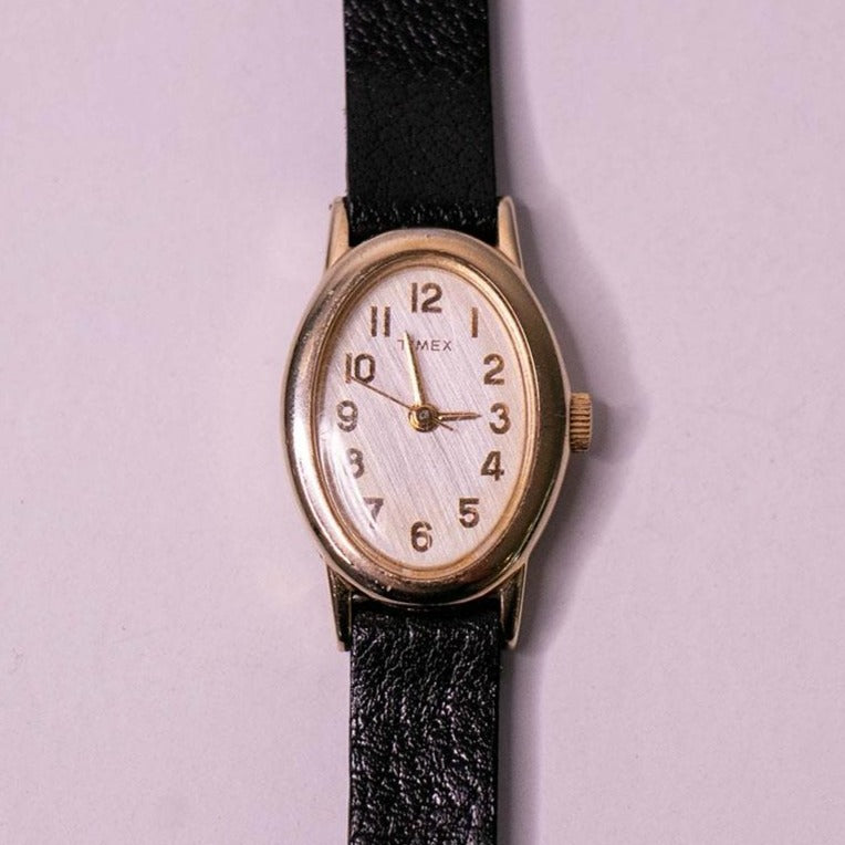 Vintage Gold-Tone Timex Watch for Women | Oval-shaped Timex  display picture 1