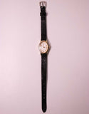 Tono de oro vintage Timex reloj para mujeres | De forma ovalada Timex Reloj de pulsera