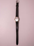 Tono de oro vintage Timex reloj para mujeres | De forma ovalada Timex Reloj de pulsera