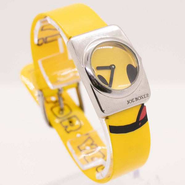 Amarillo vintage Joe Boxer reloj | Para tus ojos solo hipster reloj