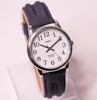 Blue de 90 ans chic et rare Timex Indiglo montre | 35 mm Timex Briller montre
