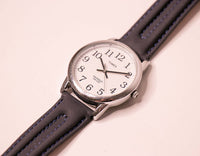 Edel und seltene 90er Jahre blau Timex Indiglo Uhr | 35 mm Timex Glühen Uhr