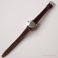 Vintage Tiara Mechanical Watch | Minimalistic Black Dial Ladies Watch