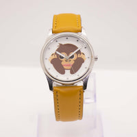 Cartoon Hipster Monkey Watch Vintage | Silver-tone Fun Animated Watch
