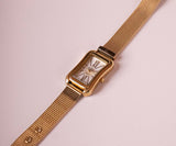 Gold-Tone Peugeot Quarz Frauen Uhr | Damen Vintage Peugeot Uhr