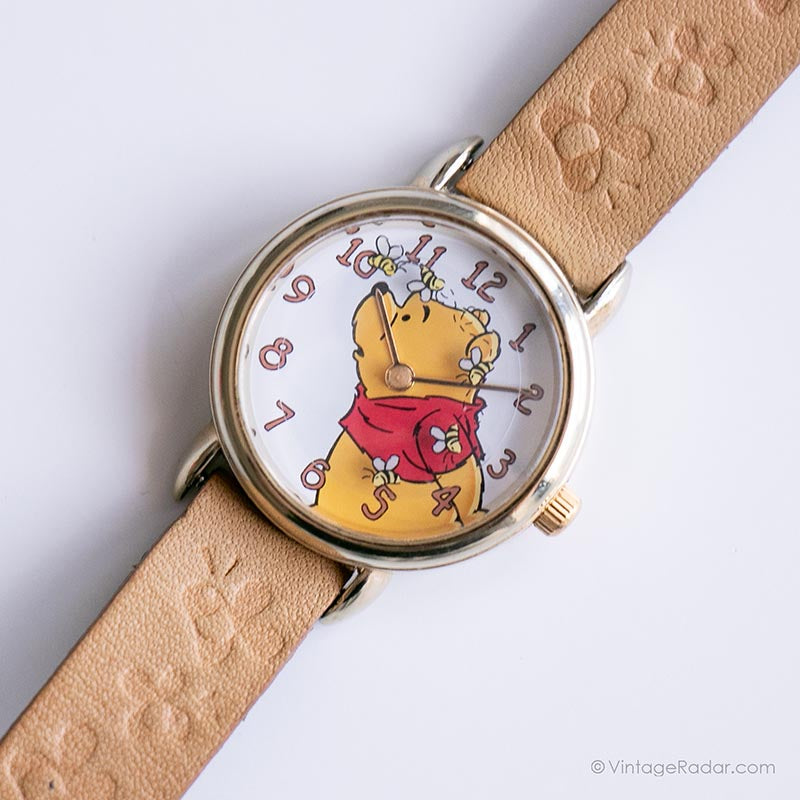 Vintage Timex Disney Winnie the Pooh classic watch NEW BATTERY Timex Disney Winnie The Pooh Vintage Wristwatch No Band  main image 4