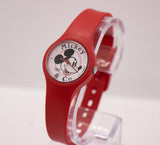 Rosso Mickey Mouse Lorus Guarda | Vintage ▾ Disney Lorus Orologio al quarzo