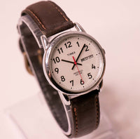 Vintage 35 mm Timex Indiglo Day and Date Watch per uomini e donne