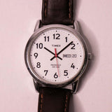 Vintage 35 mm Timex Indiglo Day and Date Watch per uomini e donne