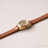 Vintage Zentra Mechanical Watch | Gold-tone Dress Watch for Her