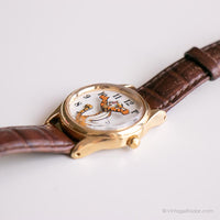 Vintage Gold-Tone Tigger Uhr | Disney Original speichern Uhr