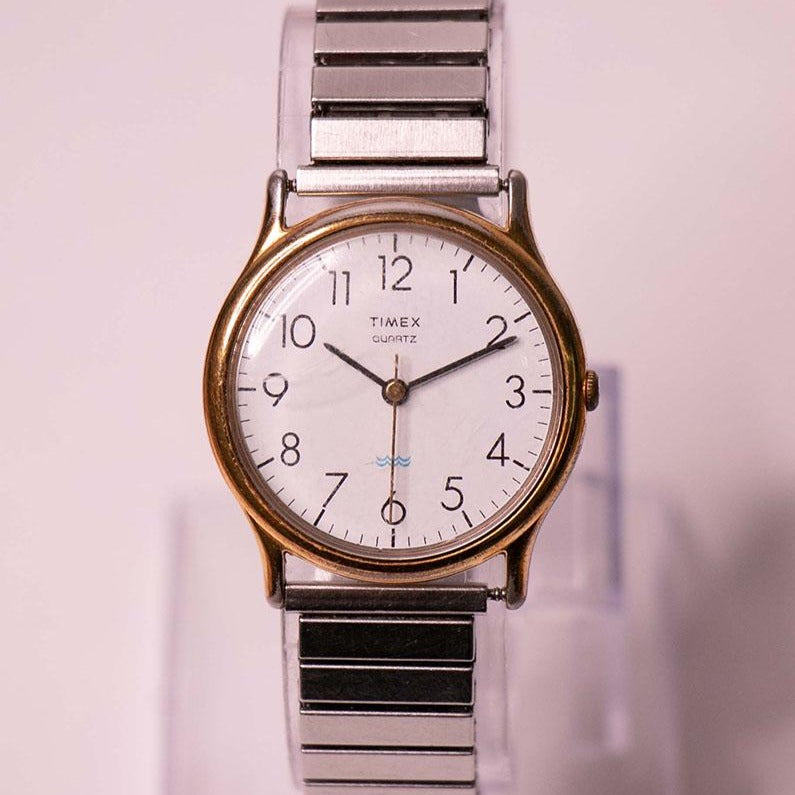 Gold-tone Timex Quartz Watch | Vintage 90s Timex Quartz WristWatch ...