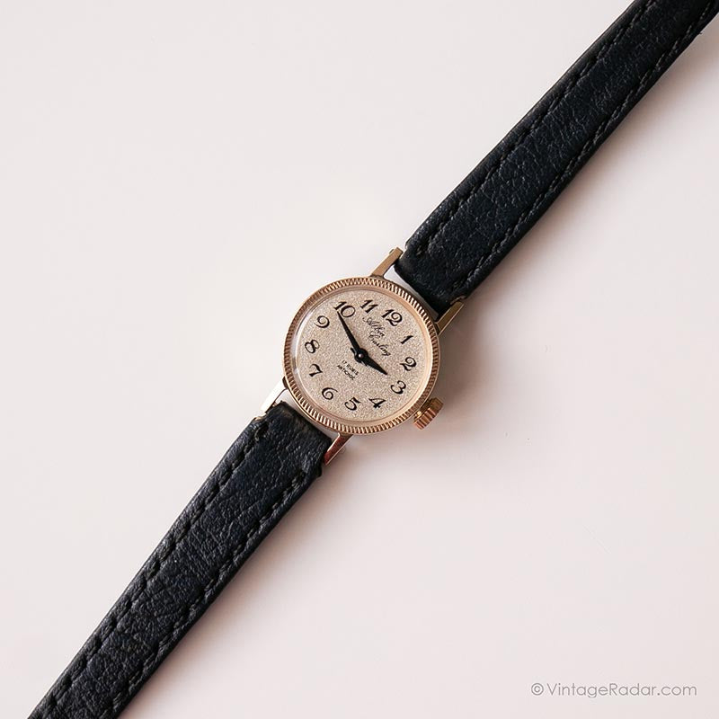 Albin Watch Vintage Albin Curling Mechanical Watch | Tiny Gold-tone Watch for Her ...