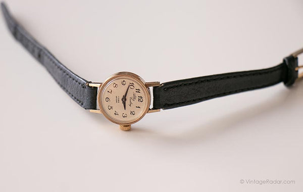 Albin Watch Vintage Albin Curling Mechanical Watch | Tiny Gold-tone Watch for Her ...