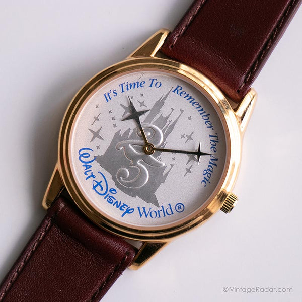 Aniversario Vintage Disneyland reloj | Valla Disney Mundo coleccionable