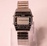 رجال التسعينات الرقمية chronograph Timex مشاهدة | جهاز توقيت الإنذار Chrono Timex ساعة شاشة LCD