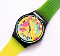 1990 World Record GB721 Vintage swatch reloj | swatch Colección de caballos