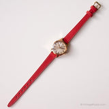 Vintage Zentra Mechanical Watch for Her | Retro Gold-tone Wristwatch