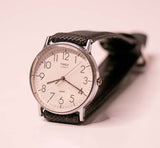 لهجة الفضة Timex ساعة الكوارتز للرجال والنساء | حجم المعصم المتوسط