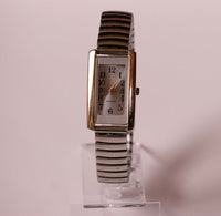 Vintage Minimalist Quarz Uhr Unisex mit rechteckiger Gehäuse