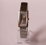 Quartz minimaliste vintage montre Unisexe avec boîtier rectangulaire