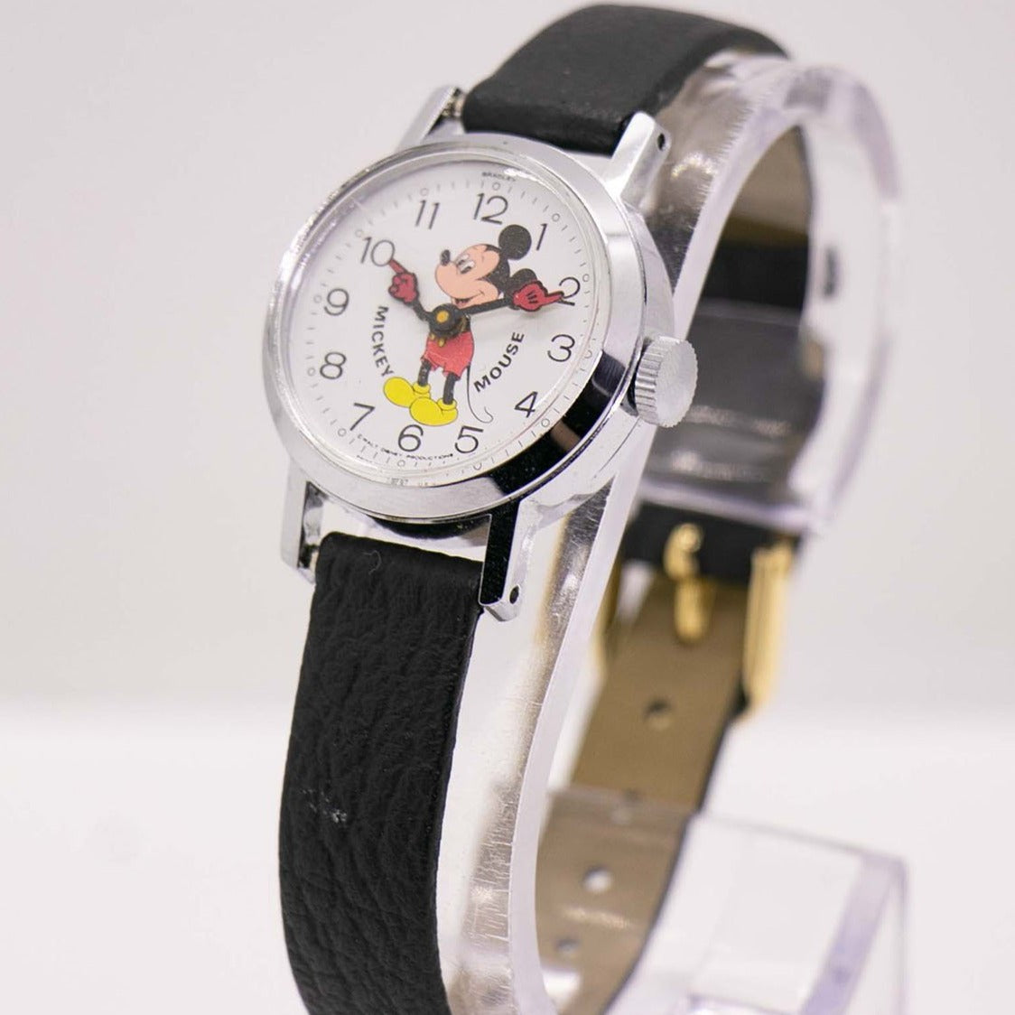 Bradley mickey mouse watch swiss made 47 best sale