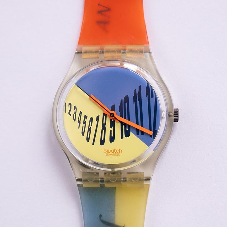 Vintage Swatch Orologi Swatch Water Resistant 1990 TYPE SETTER