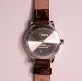 Pequeñas damas de cuero marrón Timex reloj | Timex Indiglo reloj para mujeres