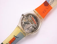 1990 Type Setter GK131 swatch montre | Suisse vintage rétro montre