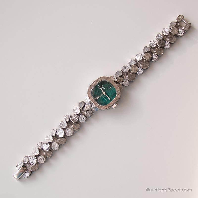 Vintage Condor Automatic Watch | Emerald-Green Dial Watch for Ladies ...